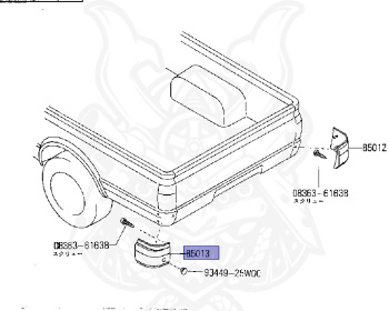 Nissan - Datsun - 720 - 1984 - DELUXE TYPE - Heisho Truck (TH) - 2 WHEEL DRIVE(2WD) - 4 SPEED T/M COLUMN SHIFT(R4) - Z16S