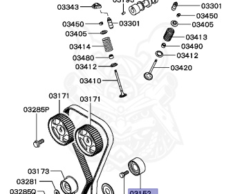 Mitsubishi - Mirage - CK2A - 1999 - SRXM2 - 4G15