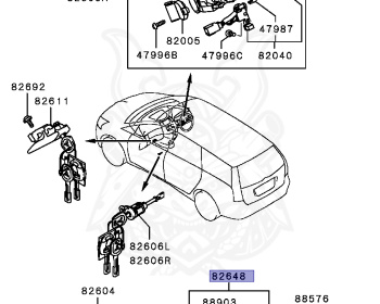 Mitsubishi - Grandis - NA4W - 2004 - LRGY - 4G69