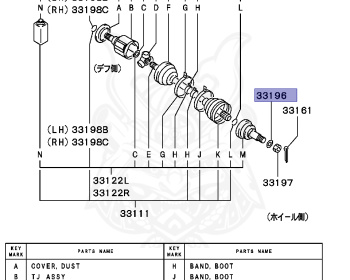 Mitsubishi - Diamante - F46A - 2005 - TYHC2 - 6G72