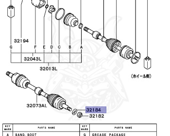 Mitsubishi - Grandis - NA4W - 2003 - LRGYZ1 - 4G69