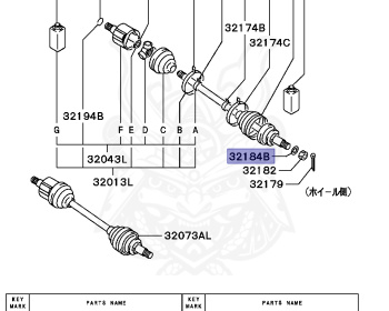 Mitsubishi - Diamante - F36A - 1998 - TYGH - 6G72