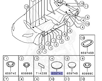 Mitsubishi - Outlander - CW4W - 2011 - XTXHZ9 - 4B11