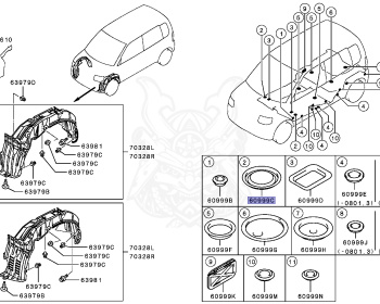 Mitsubishi - EK Wagon - H82W - 2009 - LKMEZ3 - 3G83