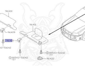 Nissan - Skyline - R34 25GT - ENR34 - 1998 - 25GT - 4 DOOR SEDAN(4S) - AUTOMATIC-FLOOR SHIFT(AT.F4) - High cast, 2-link (IRS.2WD) - RB25DE
