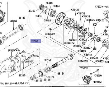 マサ様 Genuine Fairlady Z Z31 Drivetrain OEM parts supplied from Japan