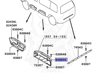 Mitsubishi - Delica - PF8W - 1994 - HSEXF2 - 4M40