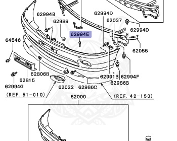 Mitsubishi - Galant - E54A - 1992 - SRGE - 6A12