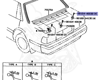 Toyota - Corona - ST170 - 1989 - EXS TYPE - SEDAN - Manual - 4SFE