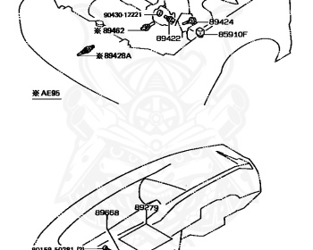 Toyota - Corolla - AE91 - 1988 - SE TYPE - 4-DOOR - Manual - 5AFE