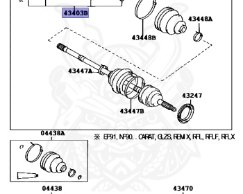 Toyota - Starlet - EP91 - 1999 - GLANZA V TYPE - 3-DOOR - Manual - 4EFTE