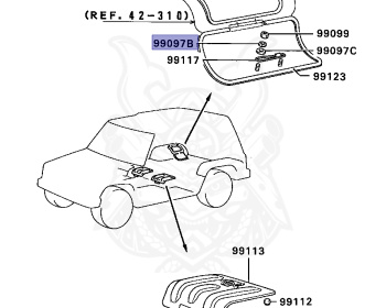 Mitsubishi - Pajero - L044G - 1988 - WNTJ - 4D56
