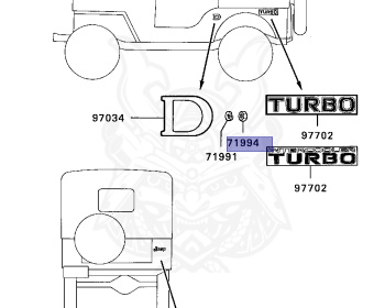 Mitsubishi - Jeep - J55 - 1993 - FF - 4DR5