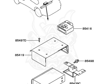 Mitsubishi - GTO - Z16A - 1990 - MJGF - 6G72