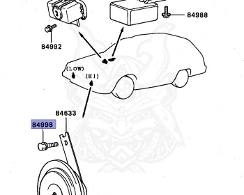Mitsubishi - Lancer - C11V - 1992 - LKMP - G13B