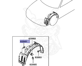Mitsubishi - Legnum VR-4 - EC5W - 2002 - LYGF3 - 6A13