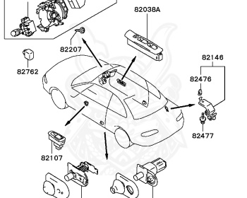 Mitsubishi - Mirage - CA4A - 1991 - DNHH - 4G92