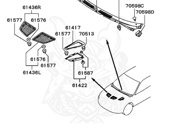 Mitsubishi - Lancer Evolution VI - CP9A - 1995 - SNGF2 - 4G63