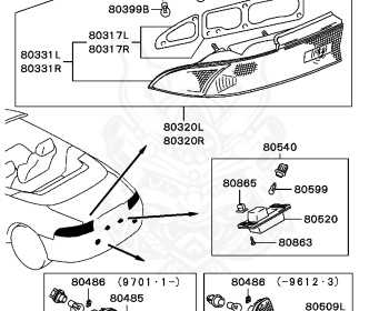Mitsubishi - Eclipse - D38A - 1999 - BRGFLFJ - 4G63