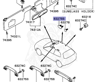 Mitsubishi - Mirage - CL2A - 1996 - MNJM - 4G15