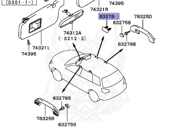 Mitsubishi - Airtrek - CU4W - 2001 - LRMCZ - 4G64