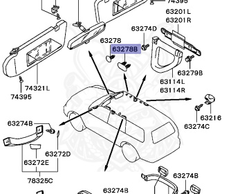 Mitsubishi - Challenger - K96W - 1996 - GRHE - 6G72