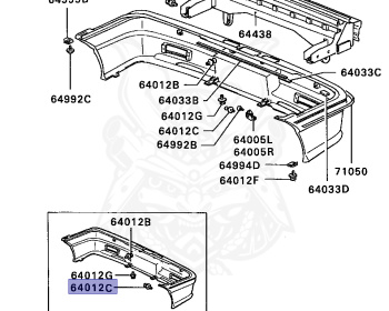 Mitsubishi - Mirage - C53A - 1987 - MNGF2 - 4G61