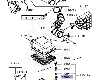 Mitsubishi - Pajero Jr - H57A - 1997 - MKXE3 - 4A31