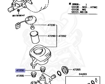 Toyota - Crown - YS130 - 1989 - DLX TYPE - SEDAN - Manual - 3YP