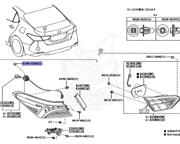 Toyota - Camry - AXVH75 - 2019 - G TYPE/G E-FOUR TYPE - 4-DOOR - Variator - A25AFXS