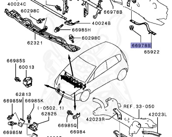 Mitsubishi - Colt Ralliart Version R - Z27AG - 2004 - XNGF5 - 4G15