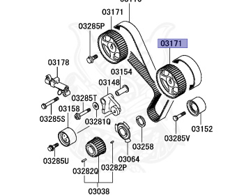 Mitsubishi - Pajero - V73W - 2005 - LRHVQ1 - 6G72