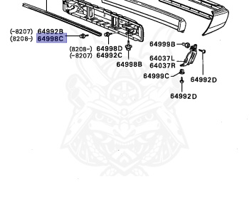 Mitsubishi - Starion - A182A - 1989 - MNJ - G63B