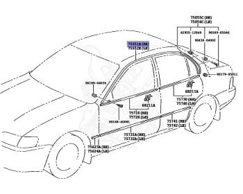 Toyota - Corolla - AE100 - 1991 - LX TYPE - 4-DOOR(SEDAN) - Manual - 5AFE