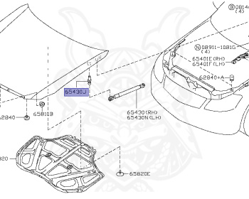 Nissan - Fuga - Y50 - 2008 - 450GT TPYE S - SEDAN(S) - 2WHEEL DRIVE HICAS(2WD/HI) - AUTOMATIC TRANSMISSION(AT) - VK45DE