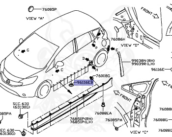 Nissan - Note - E12 - 2016 - X DIG-S grade - 5 DOOR HATCHBACK(5HB) - 2 WHEEL DRIVE(2WD) - ECVT(ECVT) - HR12DDR