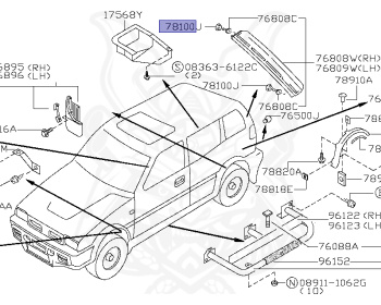Nissan - Mistral - R20 - 1995 - Type R - HARDTOP(K) - AUTOMATIC TRANSMISSION(AT) - TD27T