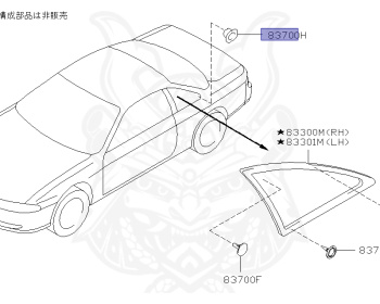 Nissan - Silvia - S14 - 1995 - KS - HARDTOP(K) - MANUAL TRANSMISSION(MT) - TWO WHEELS STEERING(2WS) - SR20DET