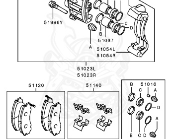 Mitsubishi - RVR - N23WG - 1994 - SNUM5 - 4G63