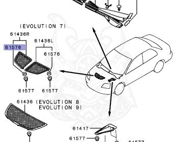 Mitsubishi - Lancer Evolution IX - CT9A - 2006 - SJGFZ - 4G63