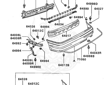 Mitsubishi - Diamante - F27A - 1990 - TRPM - 6G72
