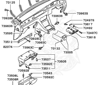 Mitsubishi - Diamante - F17A - 1994 - SRPM4 - 6G72