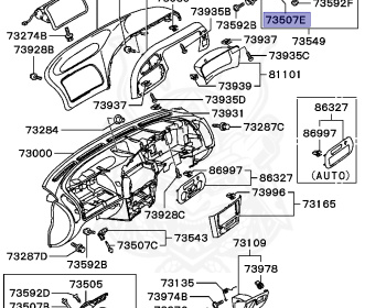 Mitsubishi - Mirage - CJ4A - 2000 - MRGH - 4G92