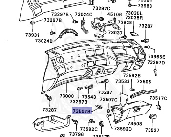 Mitsubishi - Mirage - C11A - 1987 - LNJP - 4G13