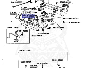 Toyota - Land Cruiser - FJ40 - 1969 - SOFTTOP (TARPAULIN CANVASTOP OR VINYLTOP) - F