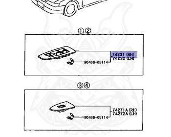 Genuine Chaser JZX100 Interior OEM parts supplied from Japan
