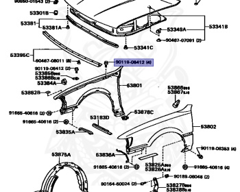 Toyota - Camry - CV30 - 1990 - VR TYPE - HARDTOP - Automatic - 2CT