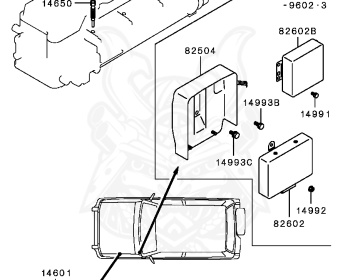 Mitsubishi - Pajero - V46WG - 1990 - RPF1 - 4M40