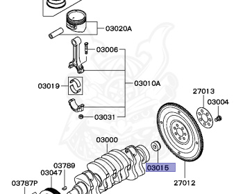 Mitsubishi - Airtrek - CU2W - 2005 - LYXFZ - 4G63
