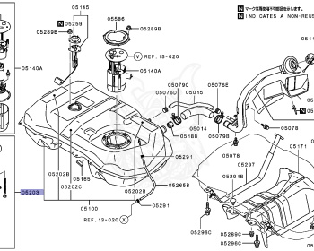 Mitsubishi - RVR - GA3W - 2014 - XTLHZ - 4B10